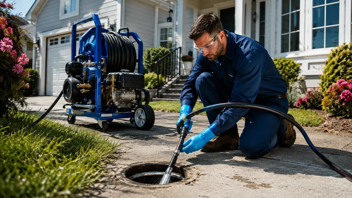 Residential Hydro Jet Drain Cleaning in El Granada